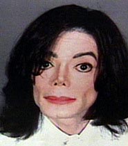 Michael Jackson's mug shot; no, really.